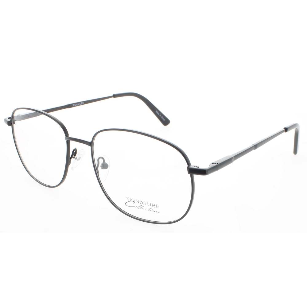SIGNATURE 1124-Black-57 Eyeglasses Eye Glasses BLACK Authentic New